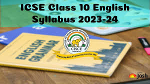 icse cl 10 english syllabus 2023
