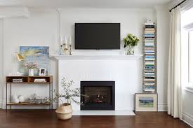 this budget friendly fireplace makeover