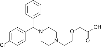 chemical structure of cetirizine