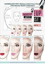 makeup artist face charts the beauty
