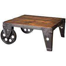 Coffee tables are not put drinks,food. Authentic Vintage Industrial Cart Coffee Table Factory Shop Wood Steel And Iron For Sale At 1stdibs