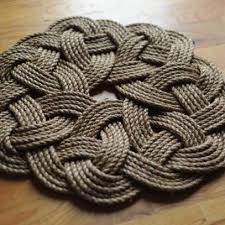 rope wreath kringle knot nautical