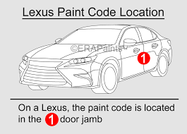 How To Find Your Lexus Paint Code Era