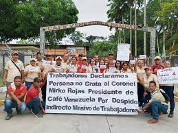 VIDEO) ¡Justicia laboral! piden trabajadores de Café Venezuela en Pampán