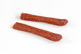 two landjäger sausages smoked