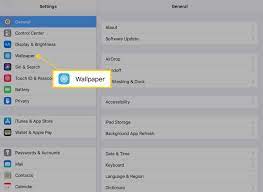 how to set your ipad s background wallpaper