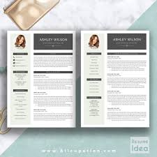 Microsoft Word Resume Template Free   Sample Resume And Free Etsy