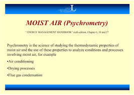 moist air psychrometry
