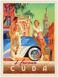 Постер  Плакат  Картина Куба 60х90 см в подарочном тубусе — купить в  интернет-магазине по низкой цене на Яндекс Маркете