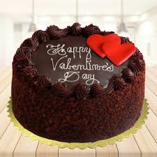 valentine chocolate cake for my