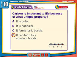 June 23, 2008 at 2:55 pm 2 comments. Chapter Menu Lesson 1 Chemistry Of Life Lesson