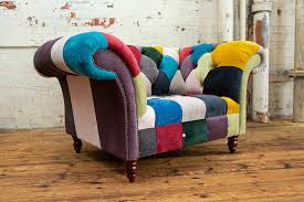 1 5 Seater Patchwork Chesterfield