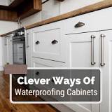 How do I waterproof my kitchen cabinets?