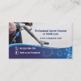 carpet cleaning business cards zazzle