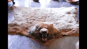 ideas for faux bear skin rug you