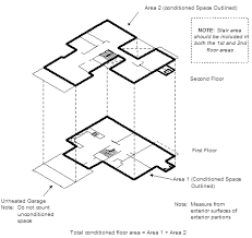 1 8 conditioned floor area