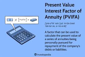 annuity pvifa formula