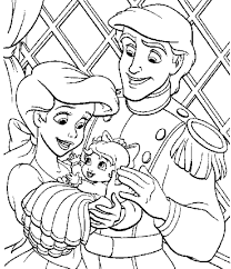 How to draw ariel from the little mermaid l draw with disney animation. Online Coloring Pages Baby Coloring Baby Ariel And Prince Disney Coloring Pages