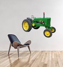 Green Tractor Decal Tractor Wall Decal