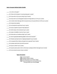 Mla Research Paper Template Great 22 Printable Outline