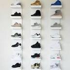 Image of IKEA shoe rack wall