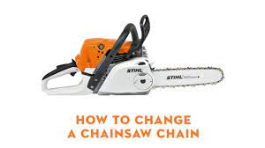 How To Replace Your STIHL Chainsaw Chain | Chainsaw Maintenance | STIHL  Chainsaw | STIHL GB - YouTube