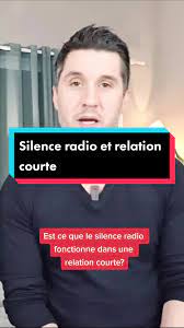 Est ce que le silence radio fonctionne dans une relation courte? #sile... |  TikTok