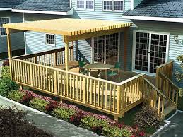 Deck Plans Easy Raised Deck Plan With
