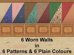 Mod The Sims Worn Walls