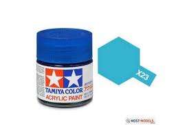 Tamiya X 23 Blue Clear Gloss Acryl