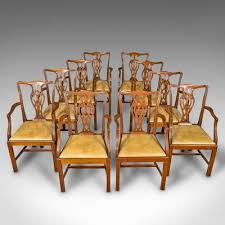 antique carver dining chairs set of 10