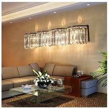 Horizontal Crystal Wall Sconce Lamp