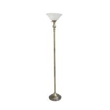 1 Light Torchiere Floor Lamp With