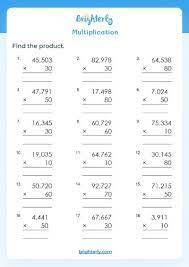 printable multiplication worksheets