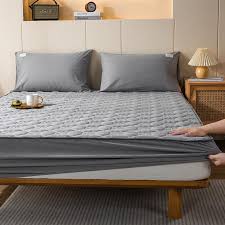 thicken quilted mattress cover bed
