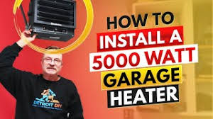 install a 5000 watt garage heater