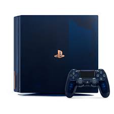Alongside the ps4 pro itself, which launches on 24th august, the package will bundle in a custom dualshock 4 controller, a dark blue there'll also be a commemorative gold wireless headset 500 million limited edition, which features the same dark blue translucent design with copper detailing. Sony Celebrates Selling 500 Million Playstations With A Limited Edition 2tb Ps4 Pro The Verge