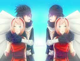 SasuSaku fan art from Naruto the last Sasuke Uchiha | Sakura Haruno | Manga  / Anime | Sakura and sasuke, Sasusaku, Sasuke uchiha sakura haruno