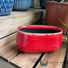 Como Planter Red 15cm Woburn Sands