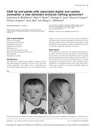 pdf cleft lip and palate with