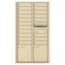 4c Wall Mount 6 High Mailboxes