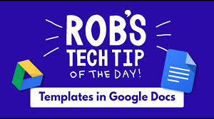 using templates in google docs you