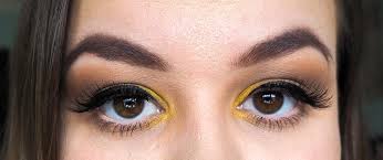 kylie jenner yellow eyeshadow inspired