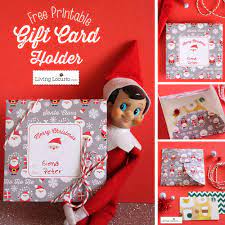 free printable christmas gift card