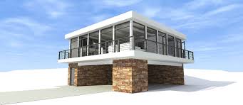 concrete block icf design modern house