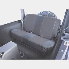Jeep Wrangler Tj Black Rear Seat Cover