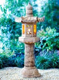 Tatsu Lantern Unique Stone Antique