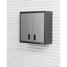 2 Shelf Wall Mounted Garage Cabinet