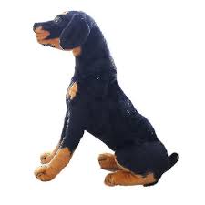 stuffed likelike rottweiler dog plush