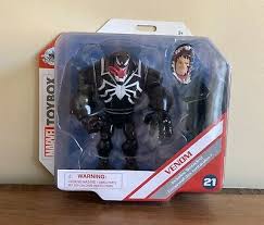 Most collectors would call this figure an opener because of the damage to the packaging. Disney Toybox Marvel Venom Venomized Spider Man Action Figure 21 New On Card 29 99 Picclick